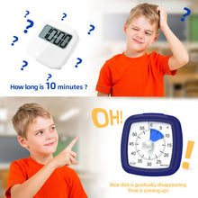 Load image into Gallery viewer, Secura 60-Minute Visual Timer, Silent Study Timer for Kids and Adults, Time Clocks, Time Management Countdown Timer for Teaching (Pink)