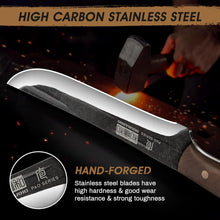 Load image into Gallery viewer, 6.7 Inch Boning Knife for Meat Cutting, Super Sharp Fillet Knife for Fish, High Carbon Steel Hand Forged Butcher Knives for Brisket Trimming, BBQ, Camping