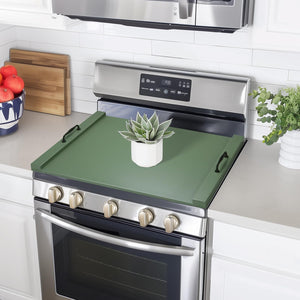 Noodle Board Stove Cover with Handles for Electric, Gas Stove Top (Acacia Wood)