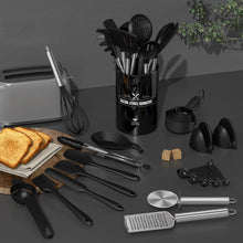 Load image into Gallery viewer, Umite Chef Silicone Kitchen Cooking Utensil Set, 43 pcs Spatula Set with Stainless Steel Handle, Non-stick Heat Resistant - Best Cookware Set-(Khaki)