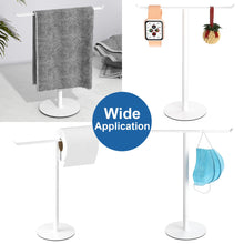 Load image into Gallery viewer, Towel Rack T-Shape Hand Holder for Bathroom,Headband and Lightweight Bathroom Racks,Kitchen Black Holder,Stainless Steel Waterproof Counter Organizer