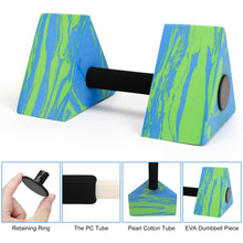 Load image into Gallery viewer, Triangular Aquatic Exercise Dumbbells, 2PCS Water Dumbbells, EVA Foam Water Weights, Water Fitness Exercises Equipment for Youth, Women, Adults