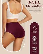 Load image into Gallery viewer, UNDER THE SEA Cotton Underwear Full Coverage High Wasit Size M 10 PACK
