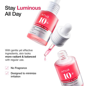 Anua Glass Skin Prep Duo, 10% Niacinamide+4% Tranexamic Acid Serum & Heartleaf 77 Soothing Toner for Glow Skin, Hyaluronic Acid, Vitamin B12, Calming, Hydrating, pH Balance, Korean Skincare Set