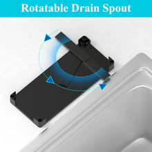 Load image into Gallery viewer, Sponge Holder for Kitchen Sink, Sink Caddy Organizer, Black