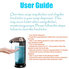Load image into Gallery viewer, Secura 17oz Automatic Liquid Soap Dispenser, Touchless Battery Operated Hand Soap Dispenser with Adjustable Soap Dispensing Volume Control Dial, Personal Care Dispenser for Household Use (Chrome)