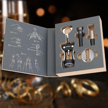 Load image into Gallery viewer, Beneno Wine Opener, Zinc Alloy Premium Wing Corkscrew with Multifunctional Bottles Opener, Sharp Wine Corkscrew with Ergonomic Non-Slip Wing Handle, Upgrade