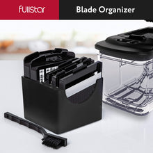 Load image into Gallery viewer, All-in-1 Vegetable Chopper and Mandoline Slicer for Kitchen - Cheese Grater, French Fry Cutter, Cheese Slicer - Bonus Handheld Spiralizer Included (6 in 1, Black/White)