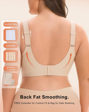 Load image into Gallery viewer, Wireless Jelly Bras for Women Push Up Seamless Breathable Full Coverage No Underwire Plus Size Older T-Shirt Bralette