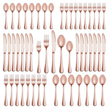 Load image into Gallery viewer, MUTNITT 30 Pcs Silverware Set Service for 6,Premium Stainless Steel Flatware Set,Mirror Polished Cutlery Utensil Sets,Durable Kitchen Eating Tableware Sets,Include Fork Knife Spoon,Dishwasher Safe