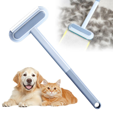 Electrostatic Pets Hair Remover, 2025 New Multifunctional Hair Removal Brush, 3 in 1 Reusable Pet Lint Brush for Furniture, Long Handle Carpet Scraper, Washable Pet Hair Remover for Dog Cat (1)