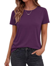 Load image into Gallery viewer, TNNZEET Tshirts for Women - Short Sleeve Spring Summer Tops Loose Fit Shirts Casual Clothes Basic Tees for Vacation 2026