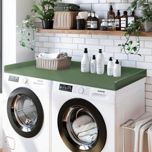 Load image into Gallery viewer, Washer Dryer Countertop, 27.5&quot; x 54&quot; Bamboo Washer and Dryer Countertop for Laundry Room Organization(Retro Brown)