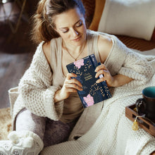 Load image into Gallery viewer, Comkiso Reading Journal for Book Lovers - 75 Book Journal Reading Log for Book Tracking, A5 Linen Book Review Journal with TBR Tracker List, Ratings, Challenges, Prompts, and Index - Peony