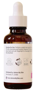 Admire My Skin Bakuchiol Serum Natural Retinol Serum Alternative for Face – Anti Blemish Anti Aging Facial Serum Contains Organic Aloe + Turmeric 1oz