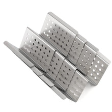 Load image into Gallery viewer, YellRin Taco Holders Stainless Steel Taco Holder Stands Set of 4 Each Taco Rack Holds 2 Soft &amp; Hard Shell Tacos for Taco Rack, Taco Shell Holder, Taco Tray, Oven, Grill (4)