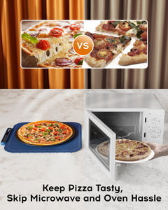 Electric Warming Tray - Full Surface Heating,Rollable & Portable,Premium Silicone Nano-Material,3 Temperature Settings,Auto Shut-Off -Versatile Food Warmer for Pizza, Meals, and More