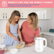 Load image into Gallery viewer, Secura Stainless Steel Double Wall Electric Kettle Water Heater for Tea Coffee w/Auto Shut-Off and Boil-Dry Protection, 1.0L (Orange) SWK-1001DO/HB-K012