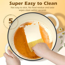 Load image into Gallery viewer, Umite Chef Kitchen Cooking Utensils Set 5QT Enameled Cast Iron Dutch Oven with Lid &amp; Cotton Potholders