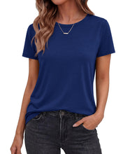 Load image into Gallery viewer, TNNZEET Tshirts for Women - Short Sleeve Spring Summer Tops Loose Fit Shirts Casual Clothes Basic Tees for Vacation 2026