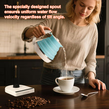 Load image into Gallery viewer, Ultrathin Food Grade Silicone Travel Foldable Electric Kettle Variable Temperature Control with Dual Voltage, Auto Shutoff &amp; Boil Dry Protection &amp; Keep Warm, 555ML 110-220V US Plug (Black)