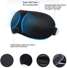 Load image into Gallery viewer, Eye Mask - Eye Mask for Sleeping - 100% Blackout 3D Design for Women M