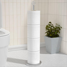 Load image into Gallery viewer, niffgaff 2 Pack Modern Stainless Steel Toilet Paper Holder: Wall-Mounted &amp; Stand