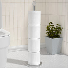 Load image into Gallery viewer, Toilet Paper Holder Stand(with Reserve Function), Free-Standing Spare Rolls Storage Holder, Stainless Steel