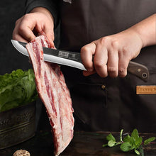 Load image into Gallery viewer, Butcher Knife Set, Hand Forged Butcher Chef Knife Set with Roll Bag, Sharp Meat Cleaver Knife &amp; Bone Chopper Knives &amp; Fillet Knives for Home &amp; Camping &amp; BBQ Gift for Men