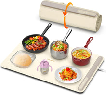Load image into Gallery viewer, Electric Griddle with Removable Touch Panel and Electric Warming Tray - Full Surface Heating,Rollable &amp; Portable