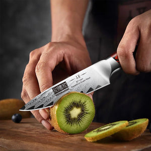 Fillet Knife 7 Inch, Damascus Steel Boning Knife, Professional Fish Fillet Knife for Meat Chicken Cutting, Meat Knife with G10 Ergonomic Handle