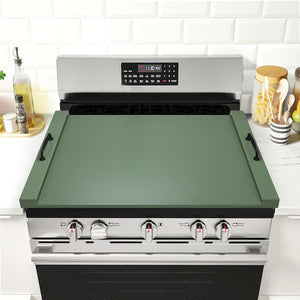 Noodle Board Stove Cover with Handles for Electric, Gas Stove Top (Acacia Wood)