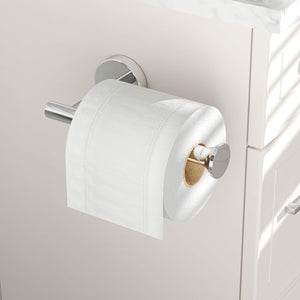 niffgaff 2 Pack Modern Stainless Steel Toilet Paper Holder: Wall-Mounted & Stand