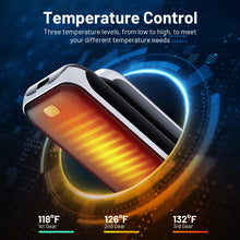 Load image into Gallery viewer, 2 Pack Hand Warmers, Rechargeable Electric Hand Warmer, 8Hrs Long-Lasting Heat, Reusable, Portable Pocket Warmers, Christmas Warm Gifts for Men Women Kids Camping