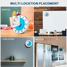 Load image into Gallery viewer, Secura 7.5-Inch Oversize Visual Countdown Timer, 60-Minute Kitchen Timer | Time Management Tool for Kids, Teachers and Adults (Blue)