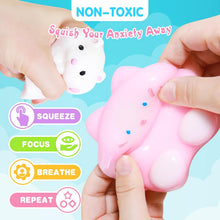 Load image into Gallery viewer, 38Pcs Taba Squishy Hamster Squeeze Toys, Fidget Toy, Kawaii Squishy Stress Relief Toys Party Favors for Kids 4-8 8-12, Treasure Box Toys for Classroom Birthday Xmas Gifts for Girls Boys