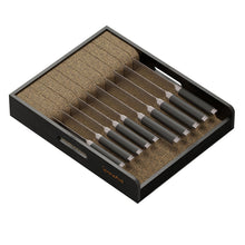 Load image into Gallery viewer, SpaceAid Large Knife Drawer Organizer Bamboo Insert Dock, Kitchen Steak Knives Holder Organizers Block for Drawer in Storage Organization (Large)
