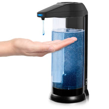 Load image into Gallery viewer, Secura 17oz Automatic Liquid Soap Dispenser, Touchless Battery Operated Hand Soap Dispenser with Adjustable Soap Dispensing Volume Control Dial, Personal Care Dispenser for Household Use (Chrome)