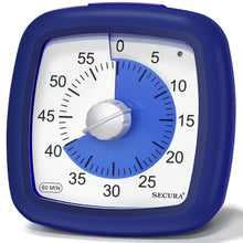 Load image into Gallery viewer, Secura 60-Minute Visual Timer, Silent Study Timer for Kids and Adults, Time Clocks, Time Management Countdown Timer for Teaching (Pink)