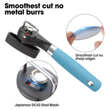 Load image into Gallery viewer, Beneno Can Opener, Manual Side Safe Cut Can Opener Smooth Edge with Durable Sharp Blade, Effort-Saving Knob &amp; Comfortable Non-slip Handle, Brown