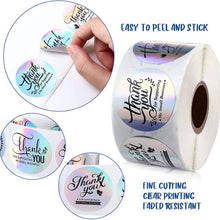 Load image into Gallery viewer, CCOCC 2026 New Thank You Stickers Rainbow Effect Thank You Stickers Sm