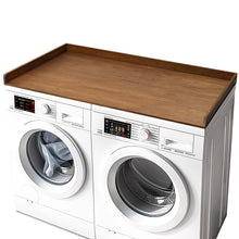 Load image into Gallery viewer, Washer Dryer Countertop, 27.5&quot; x 54&quot; Bamboo Washer and Dryer Countertop for Laundry Room Organization(Retro Brown)