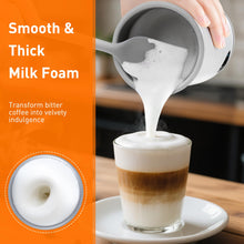 Load image into Gallery viewer, Secura Electric Milk Frother, Automatic Milk Steamer, 4-IN-1 Hot &amp; Cold Foam Maker-8.4oz/240ml Milk Warmer for Latte, Cappuccinos, Macchiato with Silicone Spatula, Silent Operation &amp; Shut-off
