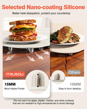 Load image into Gallery viewer, Food Warming Mat, iTRUSOU 27.5x16&#39;&#39; Electric Warming Tray with 7 Temp-Settings, Switchable Fahrenheit/Celsius, 99h Timer, Foldable Food Warmer Keep Food Warm at Buffet, Party, Sabbath, Daily Use