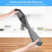 Load image into Gallery viewer, Magnetic Stove Top Shelf, Silicone Spice Rack for Stove Top, Gray