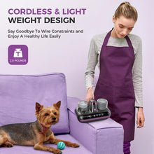 Load image into Gallery viewer, Mattress Vacuum Cleaner - 5-in-1 Cordless Bed Vacuum Cleaner, Powered by UV-C Light &amp; Ultrasonic Technology, 16Kpa Strong Suction,Low Noise,Suitable for Dust, Pet Hair, Etc.