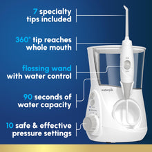 Load image into Gallery viewer, Waterpik Aquarius Water Flosser For Teeth Cleaning, Gums, Braces, Dental Care, Electric Power With 10 Settings, 7 Tips For Multiple Users And Needs, ADA Accepted, White WP-660, Packaging May Vary