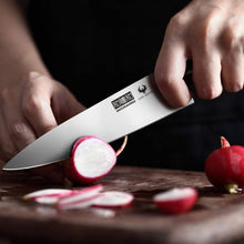 Load image into Gallery viewer, Fillet Knife 7 Inch, Professional High Carbon Stainless Steel Boning Knife for Meat, Ultra Sharp Japanese Fish Fillet Knives with Ergonomic Wood Handle
