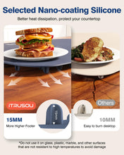 Load image into Gallery viewer, Food Warming Mat, iTRUSOU 27.5x16&#39;&#39; Electric Warming Tray with 7 Temp-Settings, Switchable Fahrenheit/Celsius, 99h Timer, Foldable Food Warmer Keep Food Warm at Buffet, Party, Sabbath, Daily Use