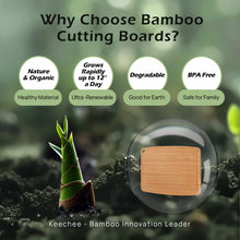 Load image into Gallery viewer, Dishwasher Safe Bamboo Cutting Boards Durable Lightweight Wood Cutting Board for Busy Kitchen, Easy Storage &amp; Clean Wooden Chopping Boards Reversible with Juice Groove, Kitchen Gift for Home Cooks